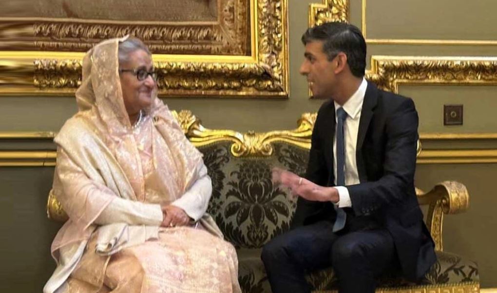 আপনি আমাদের জন্য বড় অনুপ্রেরণা, শেখ হাসিনাকে বৃটিশ প্রধানমন্ত্রী