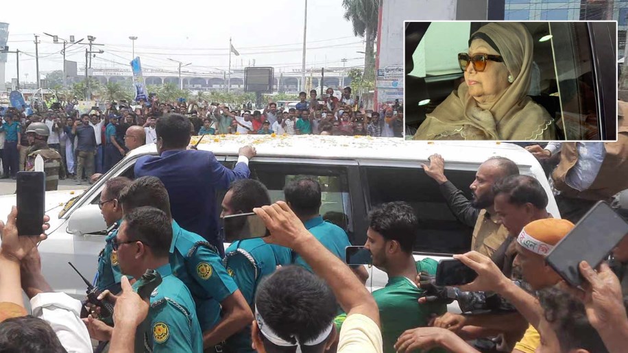 দেশে ফিরলেন খালেদা জিয়া, নেতাকর্মীদের উল্লাস