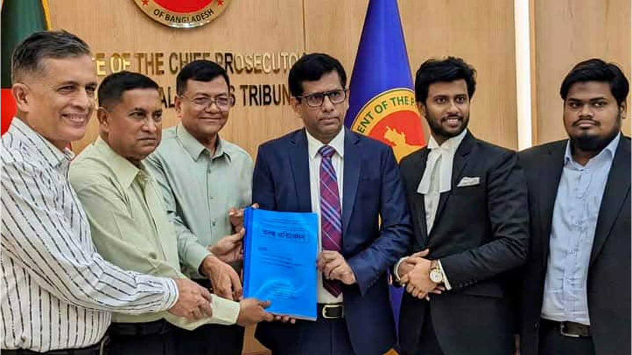 শেখ হাসিনার বিরুদ্ধে জুলাই গণহত্যা মামলার তদন্ত প্রতিবেদন দাখিল
