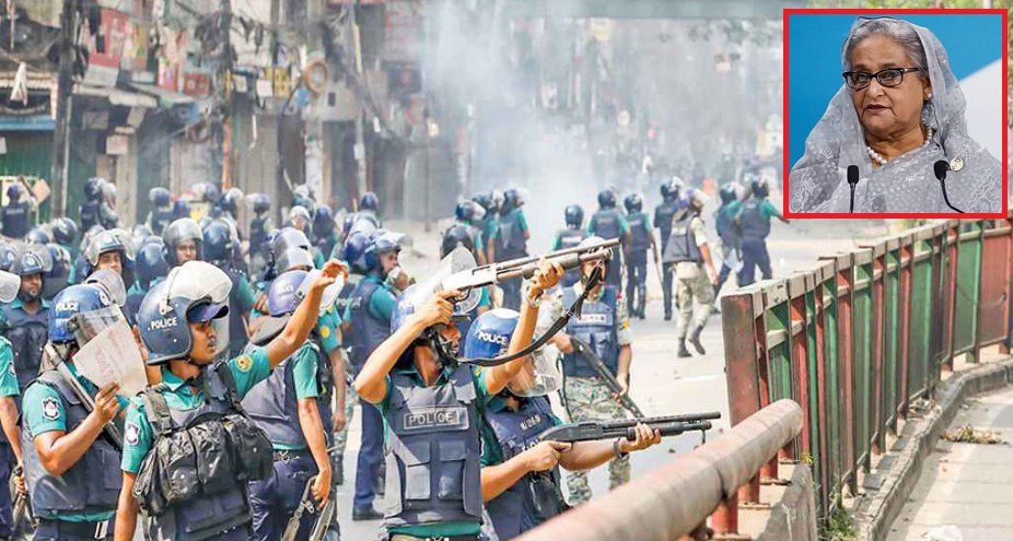 নির্বিচারে গুলি চালানোর নির্দেশ দেন হাসিনা, সত্যতা নিশ্চিত করল বিবিসি