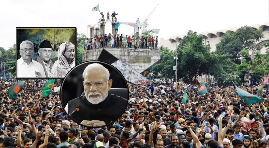 প্রতিবেশী দেশগুলোতে জেন-জিদের উত্থান, কী করবে ভারত?
