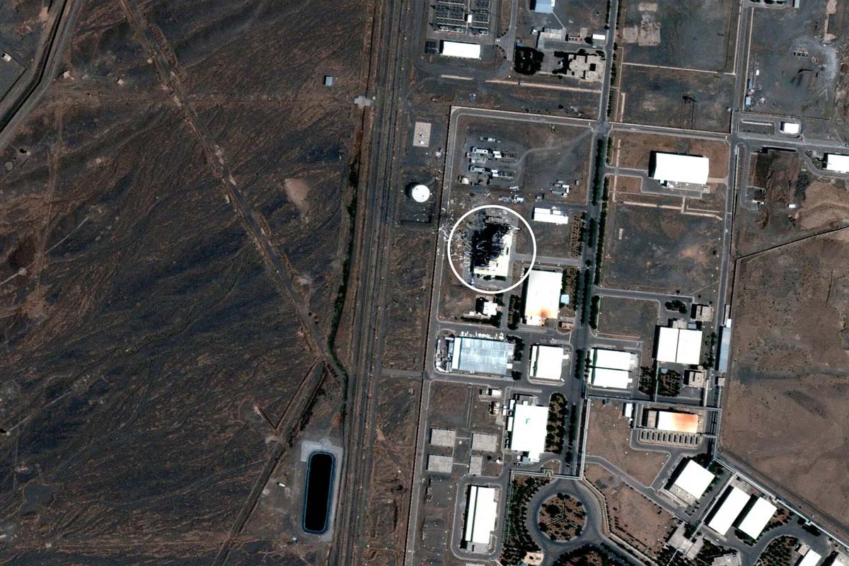 ইরানের নাতানজ পারমাণবিক কেন্দ্রে ইসরায়েল-যুক্তরাষ্ট্রের হামলা