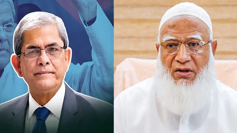 মির্জা ফখরুলকে রাষ্ট্রপতি নির্বাচিত হওয়ায় জামায়াত আমিরের অভিনন্দন